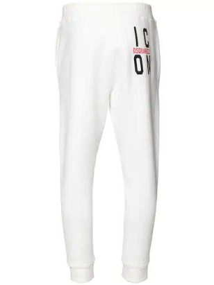 Dsquared2 ICON PRINT COTTON JERSEY SWEATPANTS Products