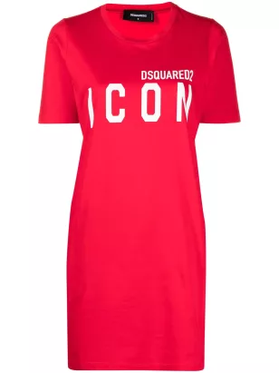 Dsquared2 Icon print T-shirt dress Products