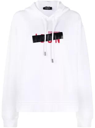 Dsquared2 Blocked-logo print hoodie Products