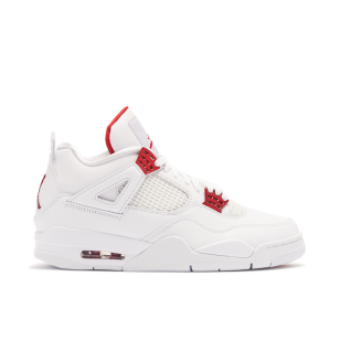 AIR JORDAN 4 RETRO METALLIC PACK WHITE RED